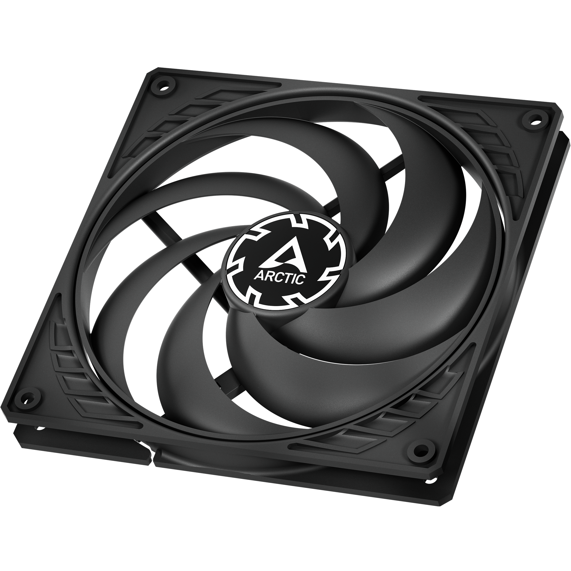 A large main feature product image of EX-DEMO ARCTIC P14 Slim PWM PST 140mm Performance Fan (Black)