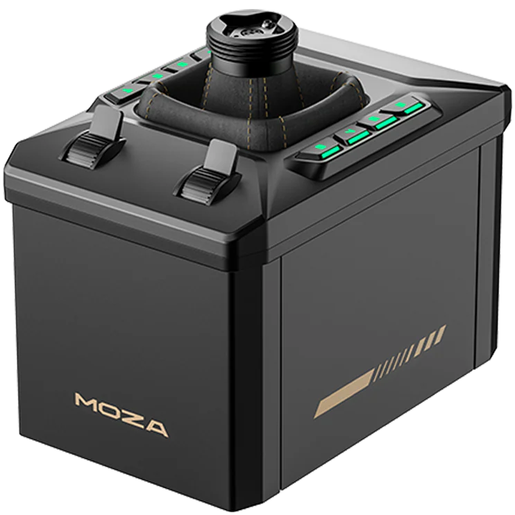 A large main feature product image of MOZA AB6 Flight Simulator Bundle