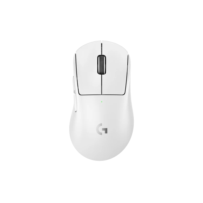 A large main feature product image of EX-DEMO Logitech G PRO X SUPERLIGHT 2 DEX - 60g Lightweight Wireless Gaming Mouse (White)