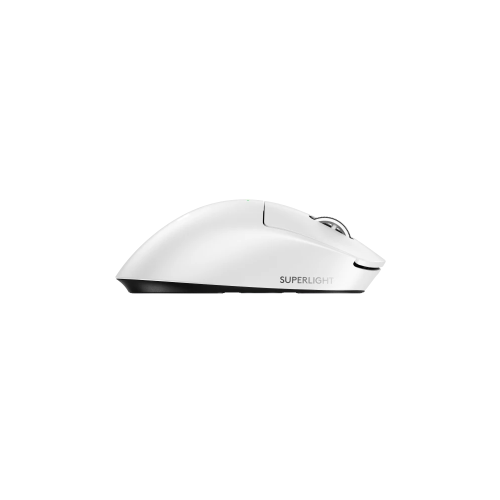 A large main feature product image of EX-DEMO Logitech G PRO X SUPERLIGHT 2 DEX - 60g Lightweight Wireless Gaming Mouse (White)
