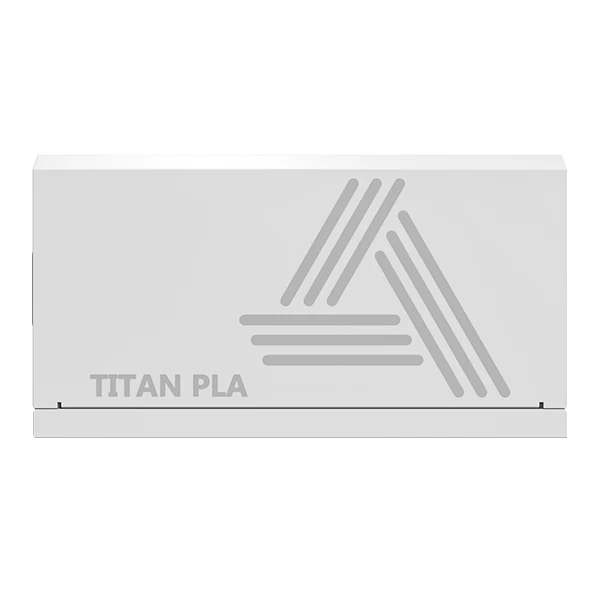A large main feature product image of EX-DEMO Montech TITAN PLA 1200W Platinum ATX 3.1 PCIe 5.1 Modular PSU (White)