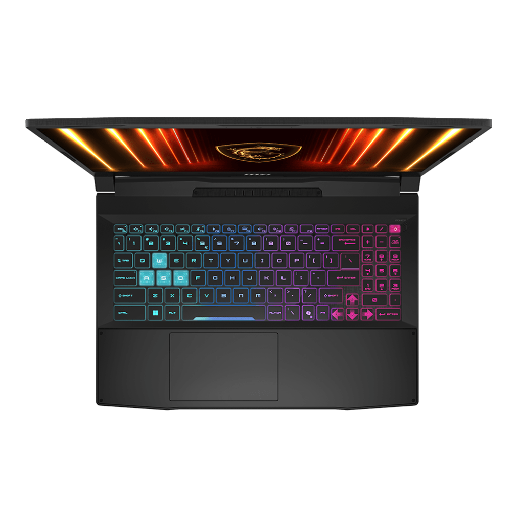 A large main feature product image of EX-DEMO MSI Katana 15 HX (B14W) - 15.6" 165Hz, i7-14650HX, RTX 5070, 16GB/512GB - Win 11 Gaming Notebook