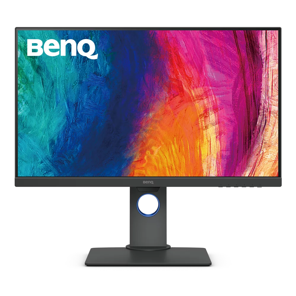 A large main feature product image of EX-DEMO BenQ DesignVue PD2705Q - 27" 1440p 60Hz IPS Professional Monitor