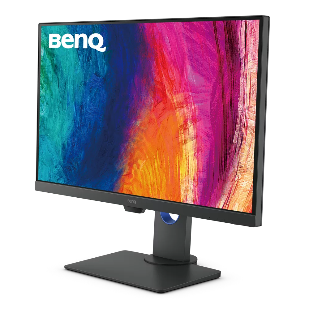 A large main feature product image of EX-DEMO BenQ DesignVue PD2705Q - 27" 1440p 60Hz IPS Professional Monitor