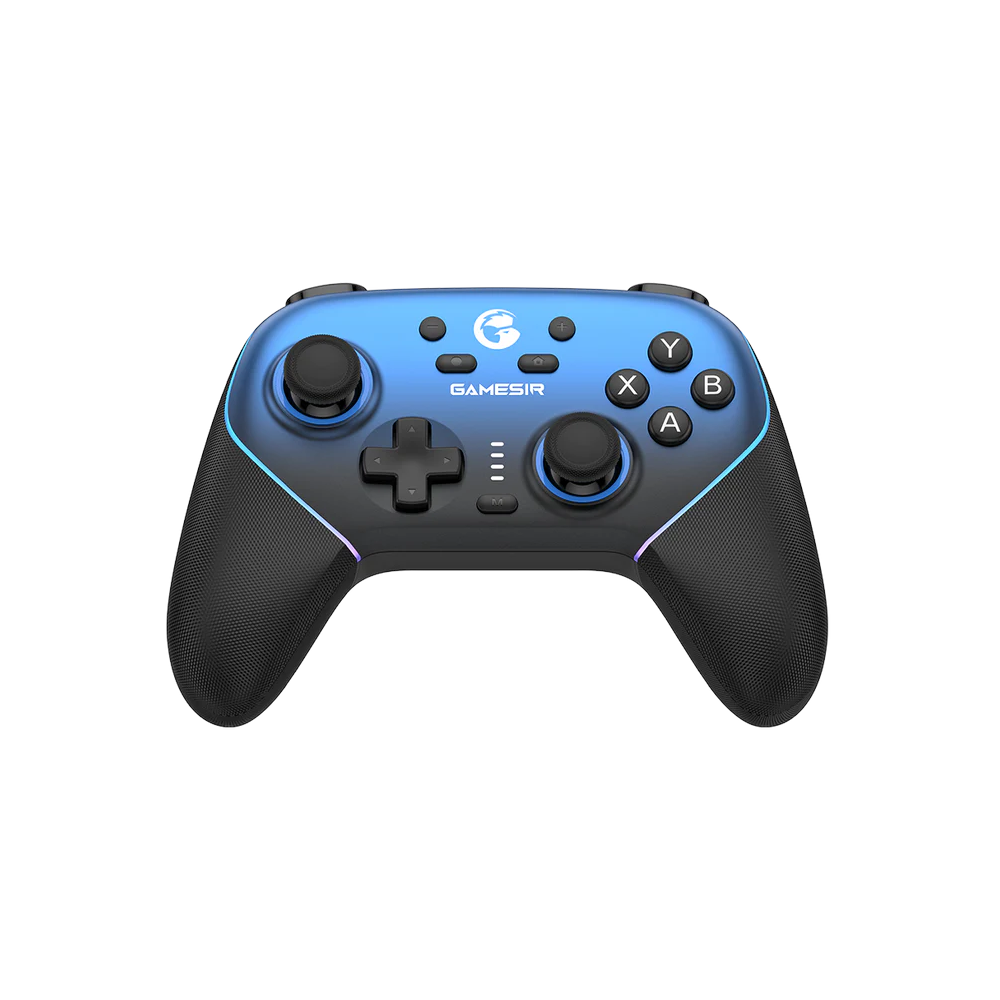 A large main feature product image of GameSir Super Nova Multi-Platform Wireless Gaming Controller - Nightfall Blue