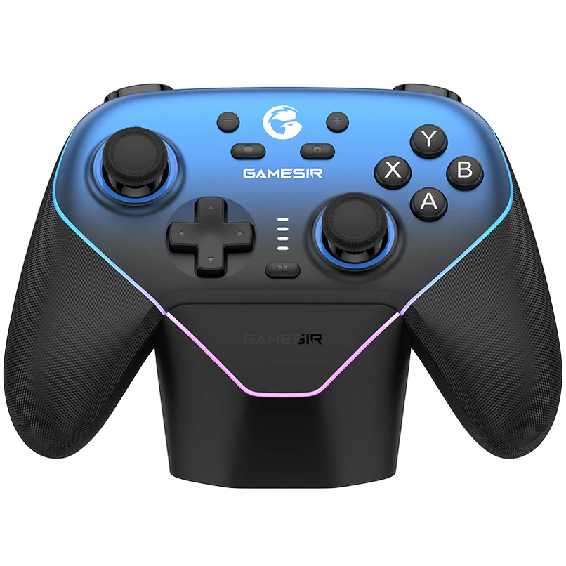 A large main feature product image of GameSir Super Nova Multi-Platform Wireless Gaming Controller - Nightfall Blue