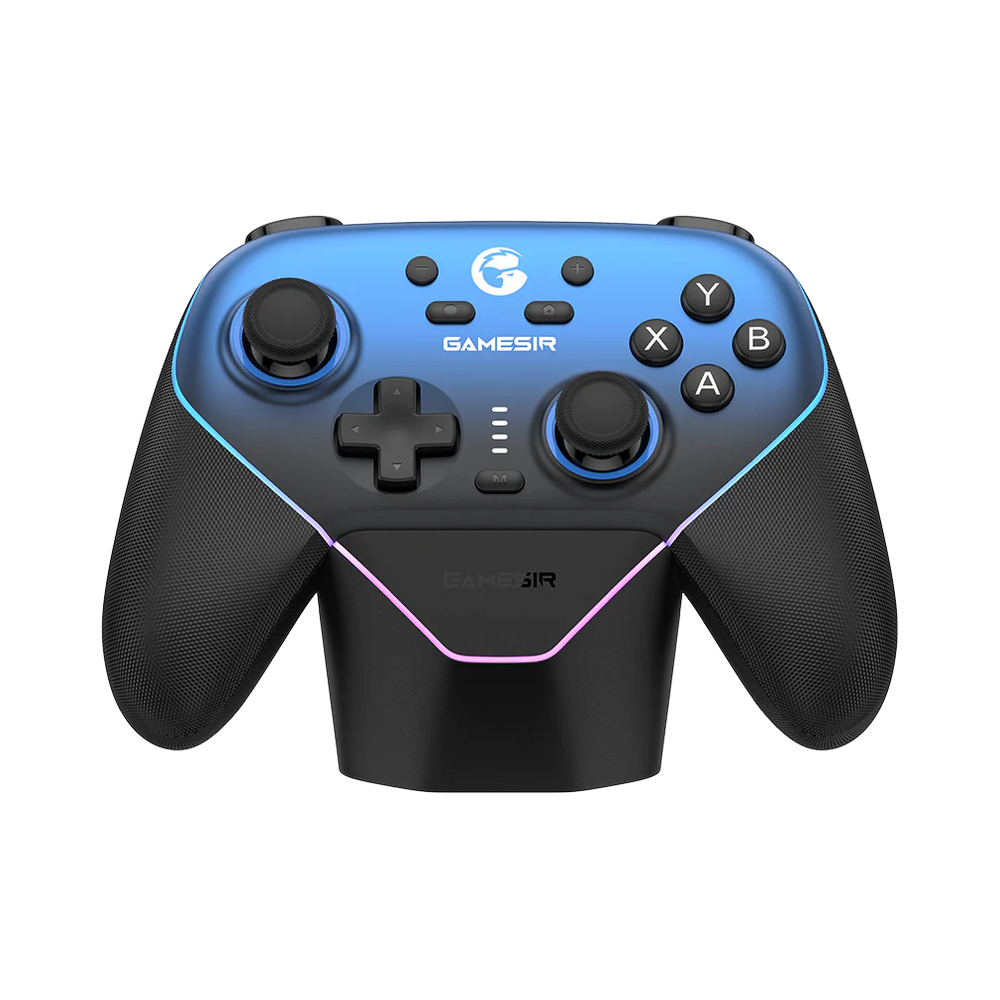 A large main feature product image of GameSir Super Nova Multi-Platform Wireless Gaming Controller - Nightfall Blue