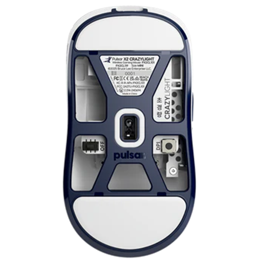 A large main feature product image of Pulsar X2 CrazyLight - 35g Mini Wireless Gaming Mouse (Bruce Lee 85TH Edition)