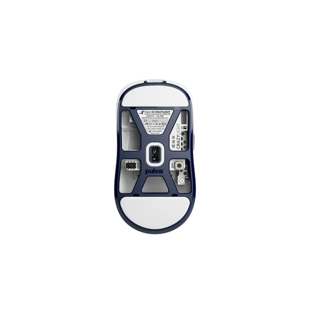 A large main feature product image of Pulsar X2 CrazyLight - 35g Mini Wireless Gaming Mouse (Bruce Lee 85TH Edition)