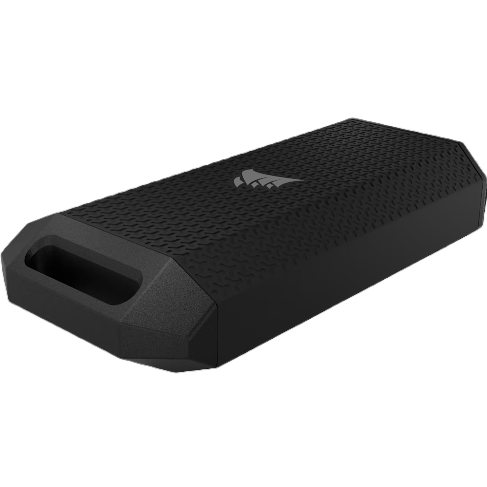 A large main feature product image of Corsair EX400US Survivor USB 4 Type-C Rugged Portable SSD - 1TB