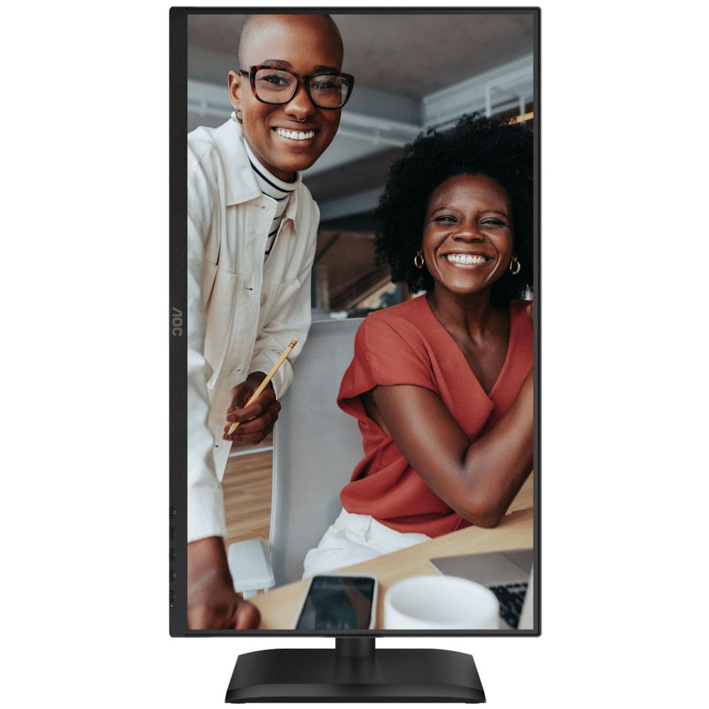 A large main feature product image of AOC 24E4UJ - 24" 1080p 120Hz IPS Monitor