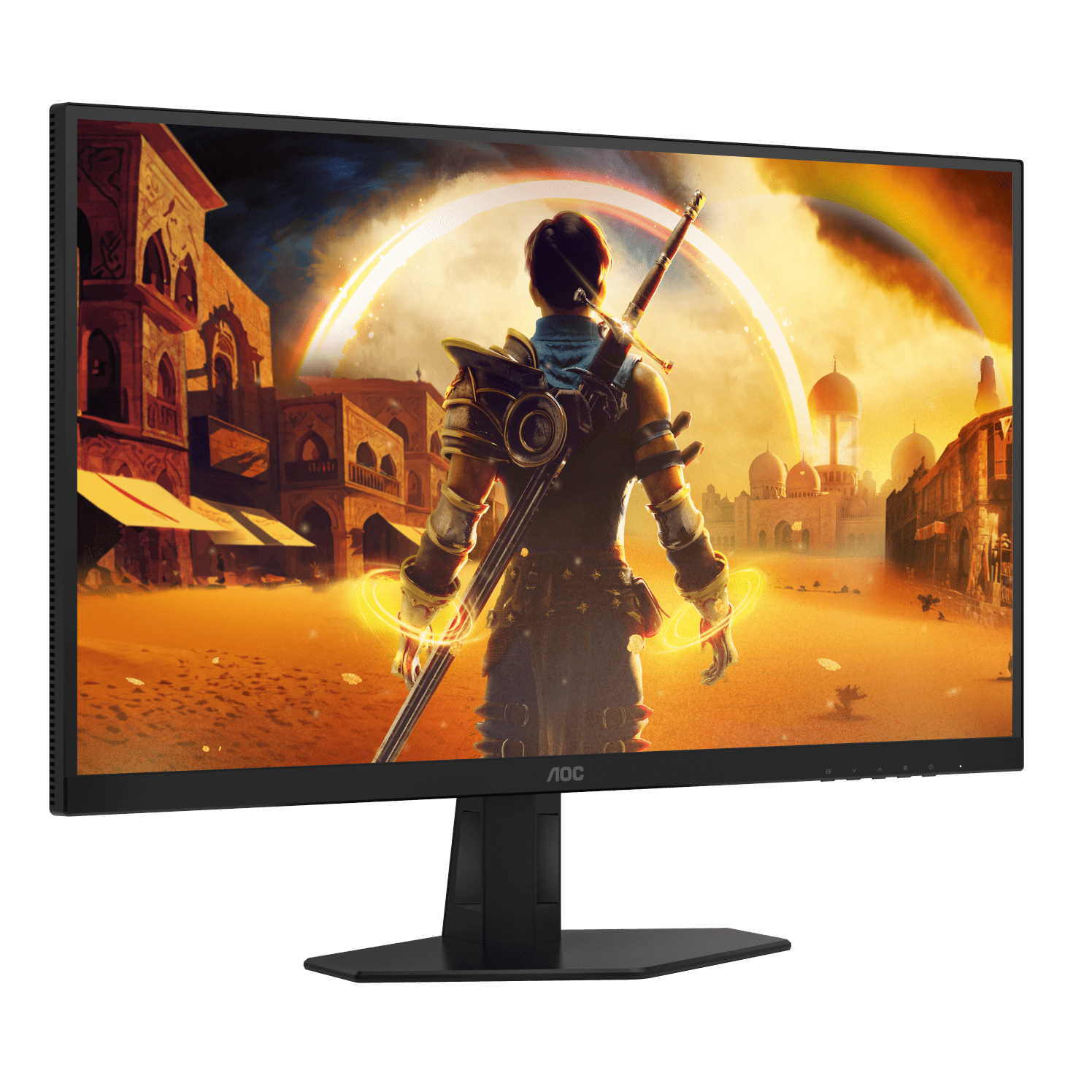 A large main feature product image of EX-DEMO AOC Gaming Q27G40XMN - 27" 1440p 180Hz Fast VA Monitor