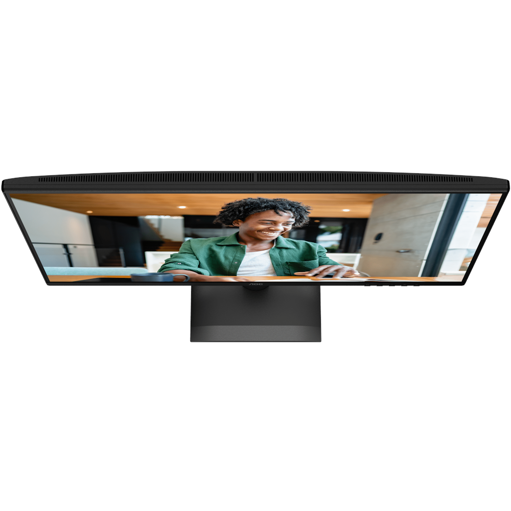 A large main feature product image of AOC 27E40L - 27" 1080p 144Hz IPS Circular Polarization Monitor
