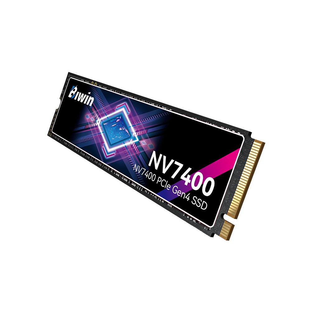 A large main feature product image of BIWIN Black Opal NV7400 PCIe Gen4 NVMe M.2 SSD - 1TB