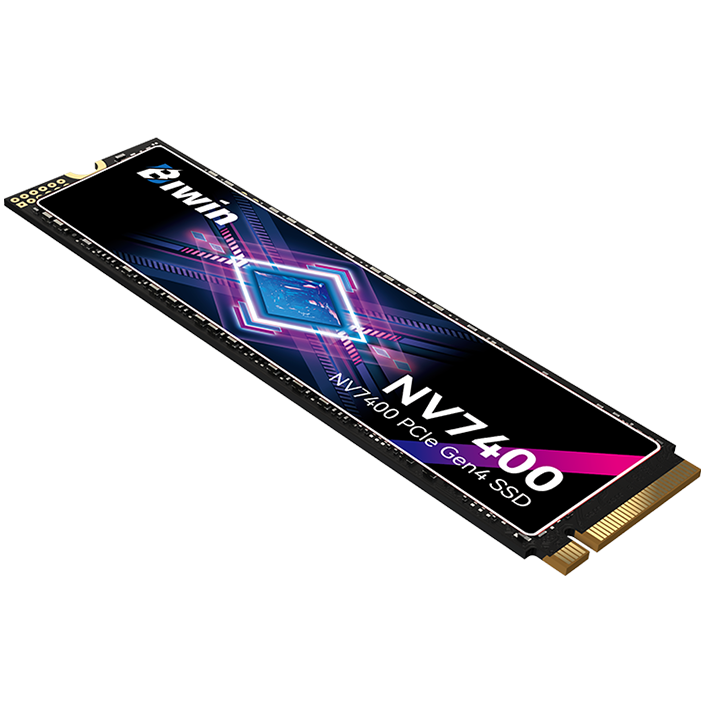 A large main feature product image of BIWIN Black Opal NV7400 PCIe Gen4 NVMe M.2 SSD - 1TB