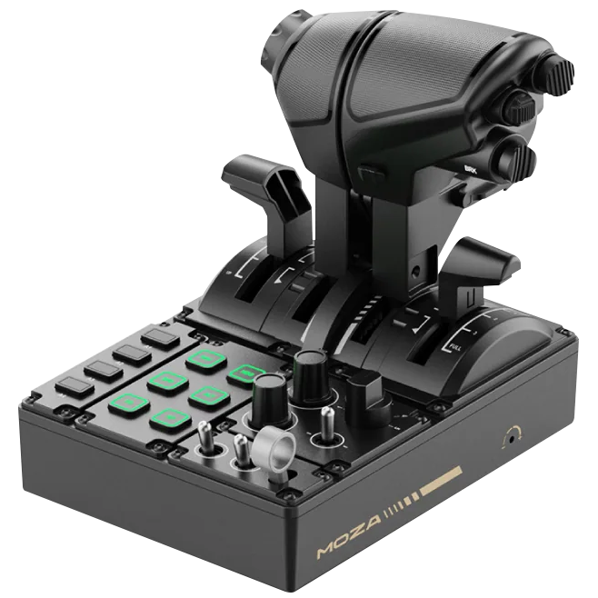 A large main feature product image of MOZA MTQ Throttle Panel