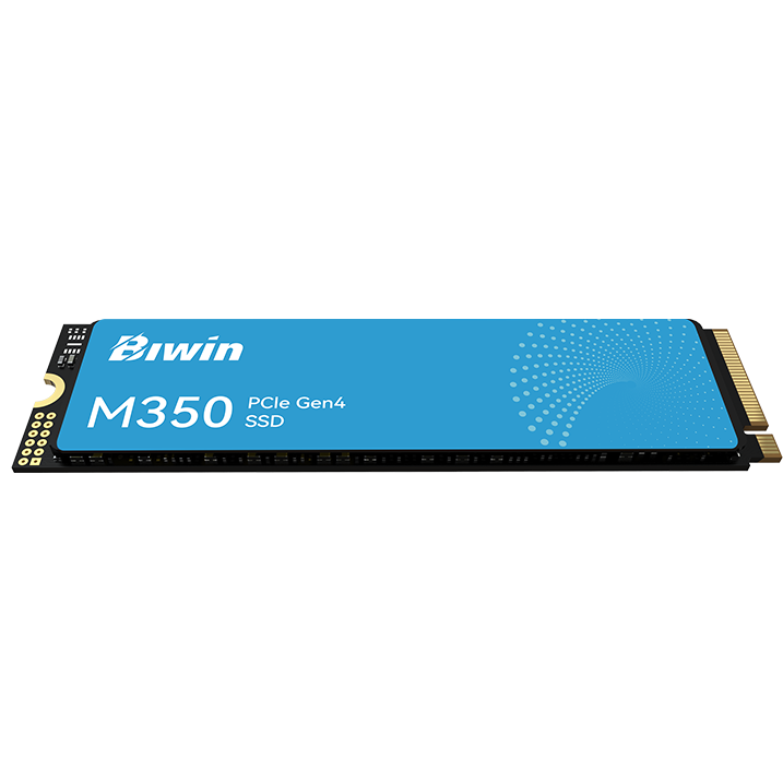A large main feature product image of BIWIN M350 PCIe Gen4 NVMe M.2 SSD - 1TB