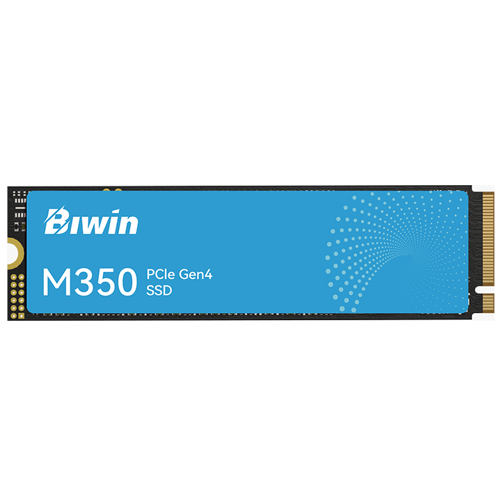 A large main feature product image of BIWIN M350 PCIe Gen4 NVMe M.2 SSD - 1TB