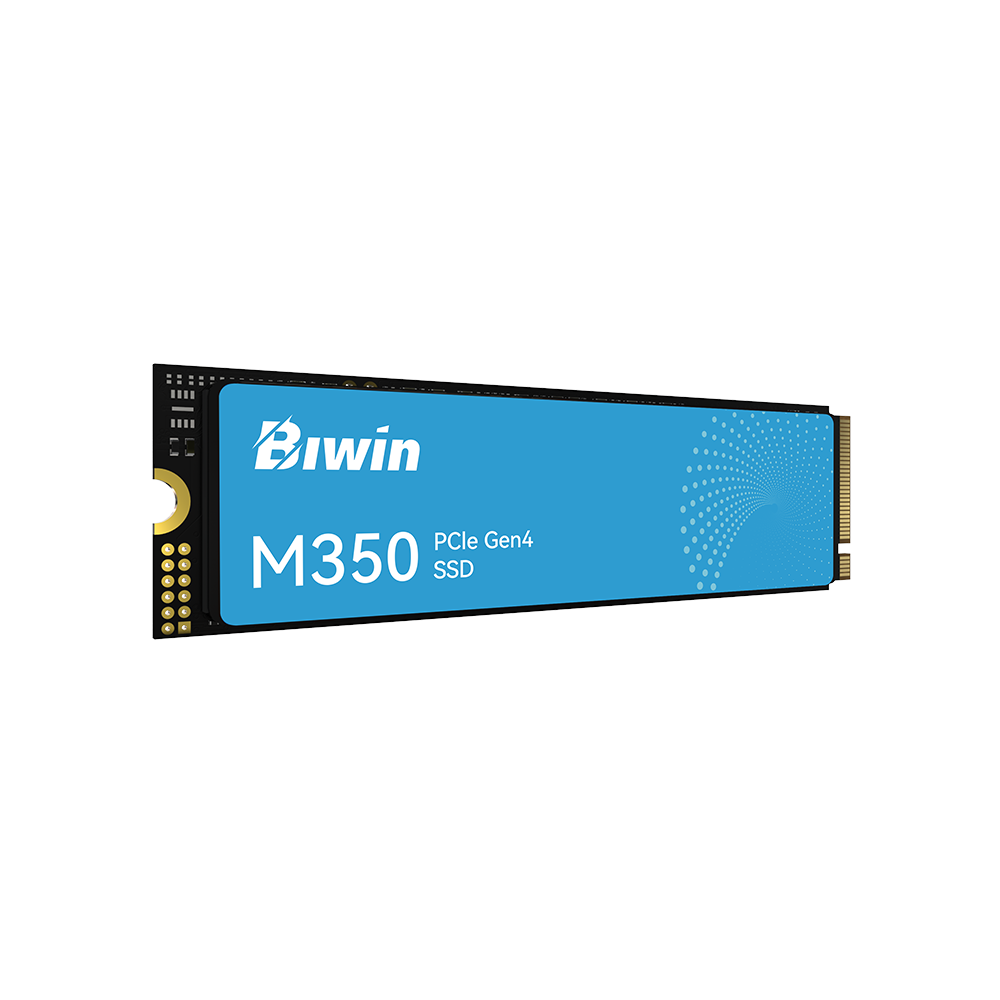 A large main feature product image of BIWIN M350 PCIe Gen4 NVMe M.2 SSD - 2TB