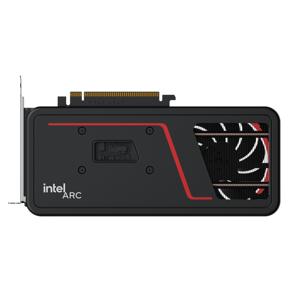 A large main feature product image of MAXSUN Intel Arc Battlemage B580 Milestone 12GB GDDR6