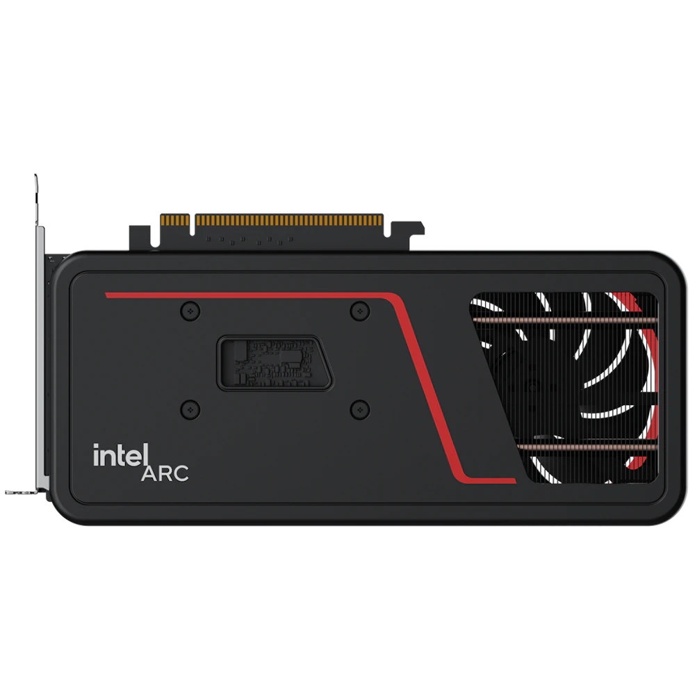 A large main feature product image of MAXSUN Intel Arc Battlemage B580 Milestone 12GB GDDR6