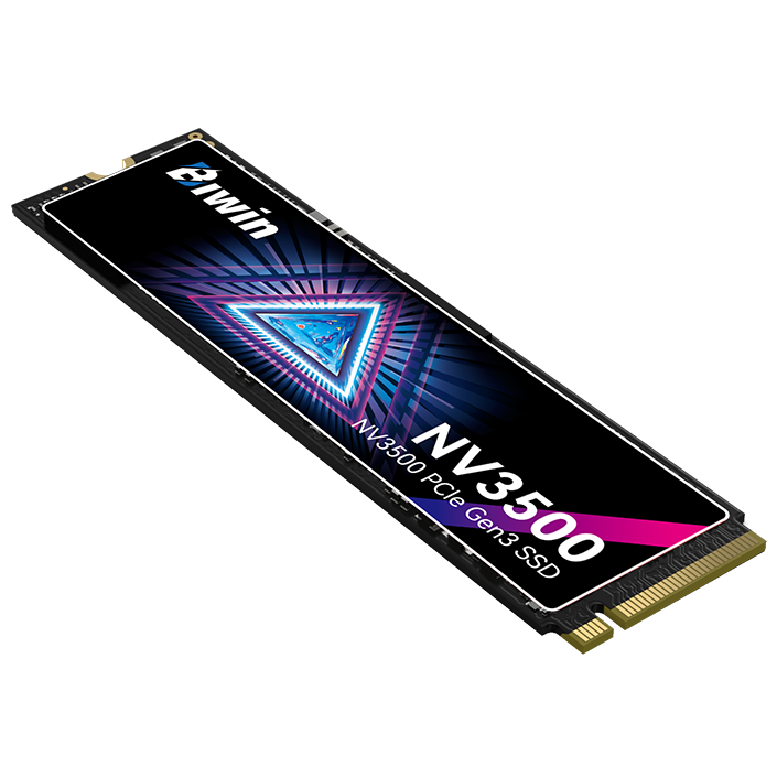 A large main feature product image of BIWIN Black Opal NV3500 PCIe Gen3 NVMe M.2 SSD - 512GB