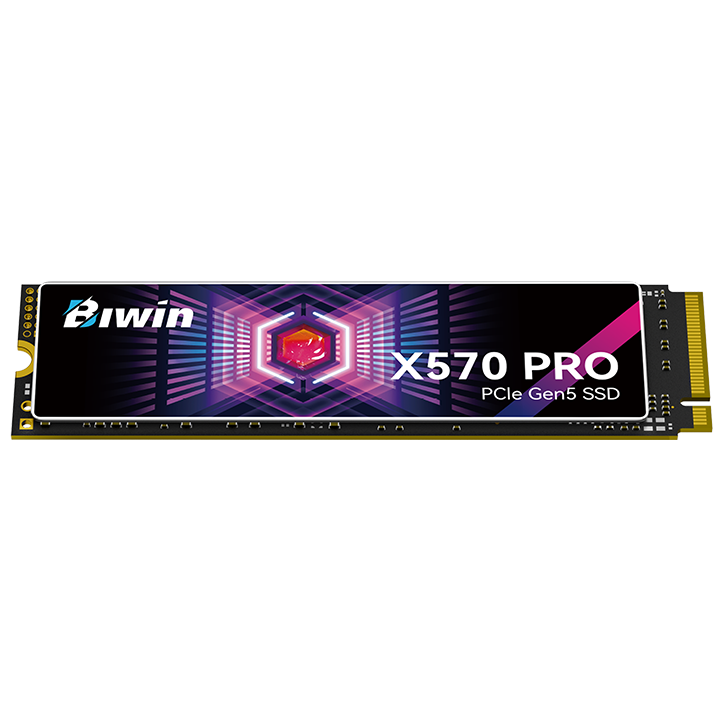 A large main feature product image of BIWIN Black Opal PRO X570 PCIe Gen5 NVMe M.2 SSD - 8TB