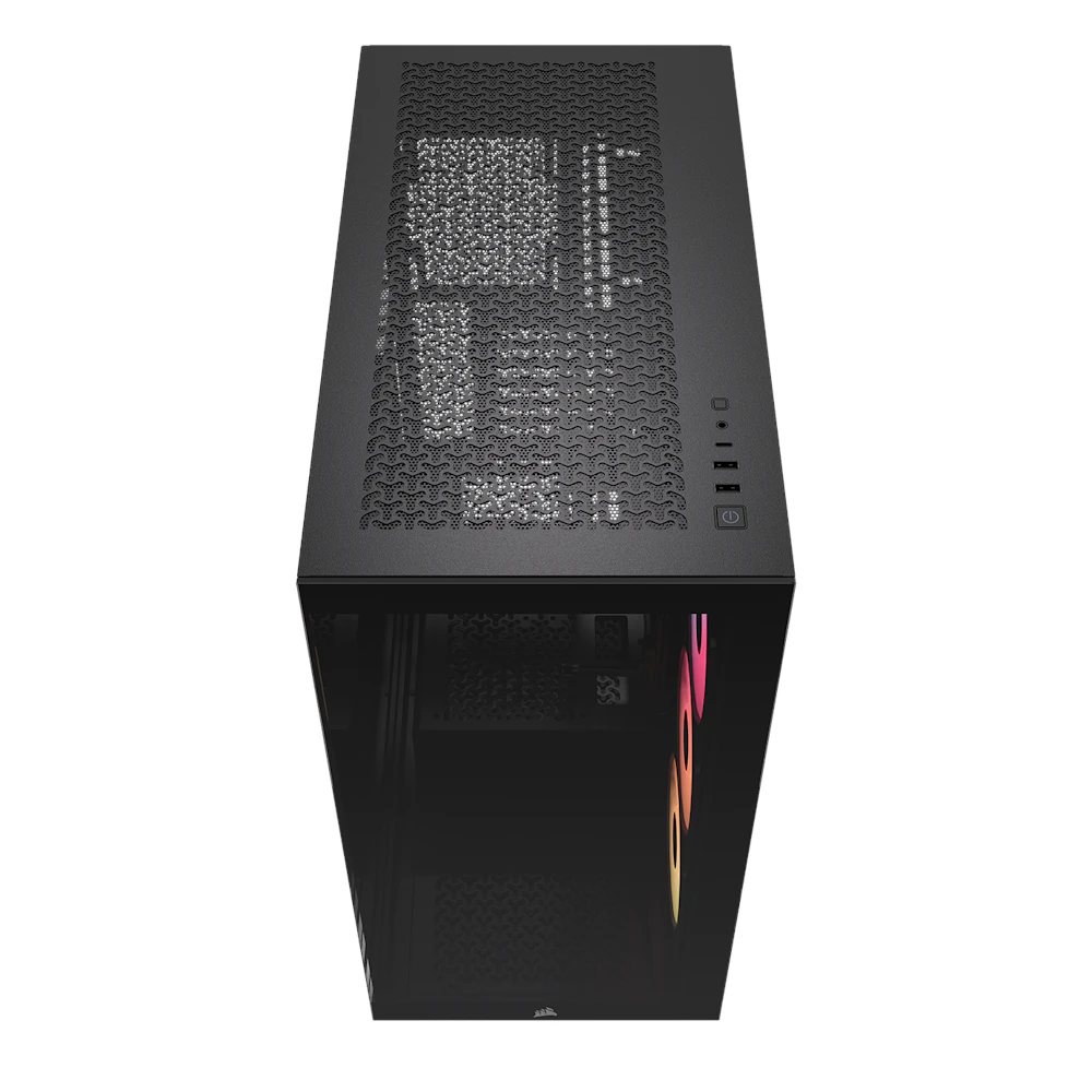 A large main feature product image of EX-DEMO Corsair 3500X RS-R ARGB Mid Tower Case (Black)
