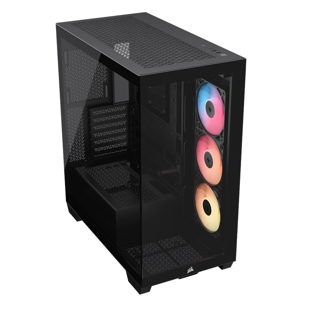 A large main feature product image of EX-DEMO Corsair 3500X RS-R ARGB Mid Tower Case (Black)