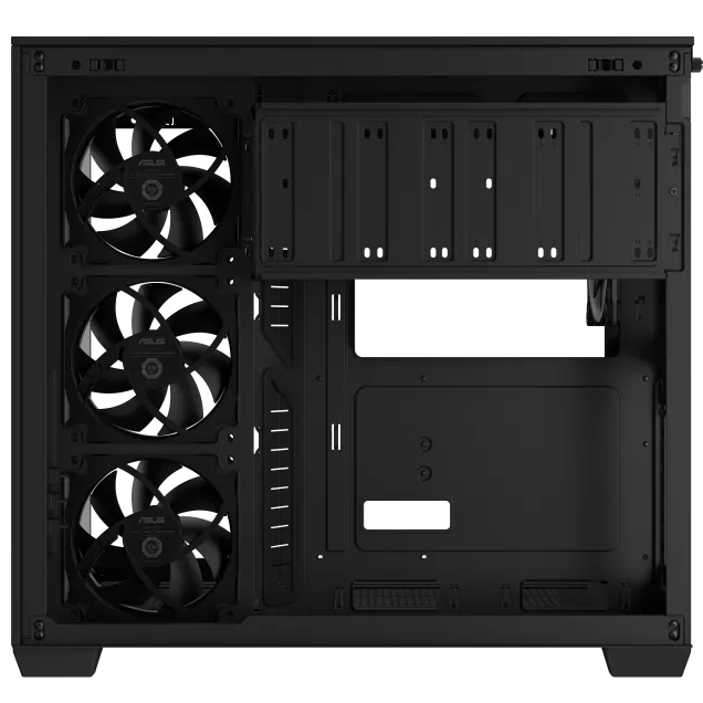 A large main feature product image of ASUS A32 PLUS ATX Case - Black