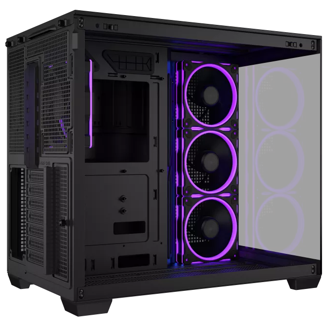 A large main feature product image of ASUS A32 PLUS ATX Case - Black