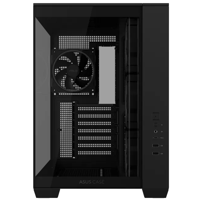 A large main feature product image of ASUS A32 PLUS ATX Case - Black