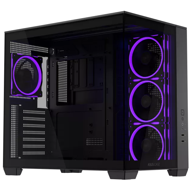 A large main feature product image of ASUS A32 PLUS ATX Case - Black