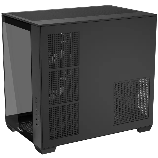 A large main feature product image of ASUS A32 PLUS ATX Case - Black