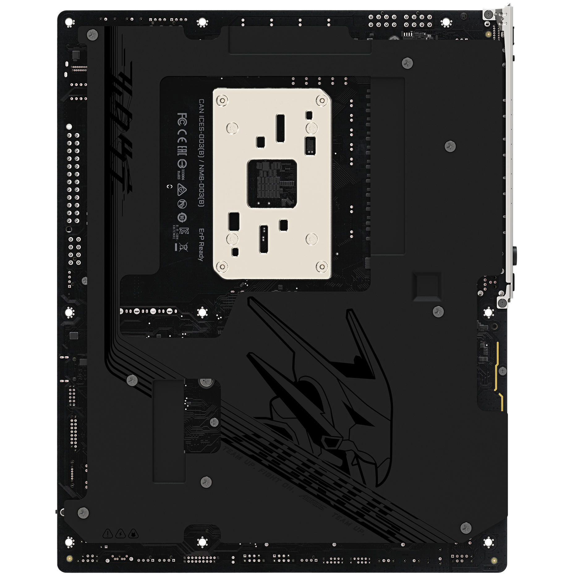 A large main feature product image of Gigabyte X870E Aorus Master X3D AM5 ATX Desktop Motherboard