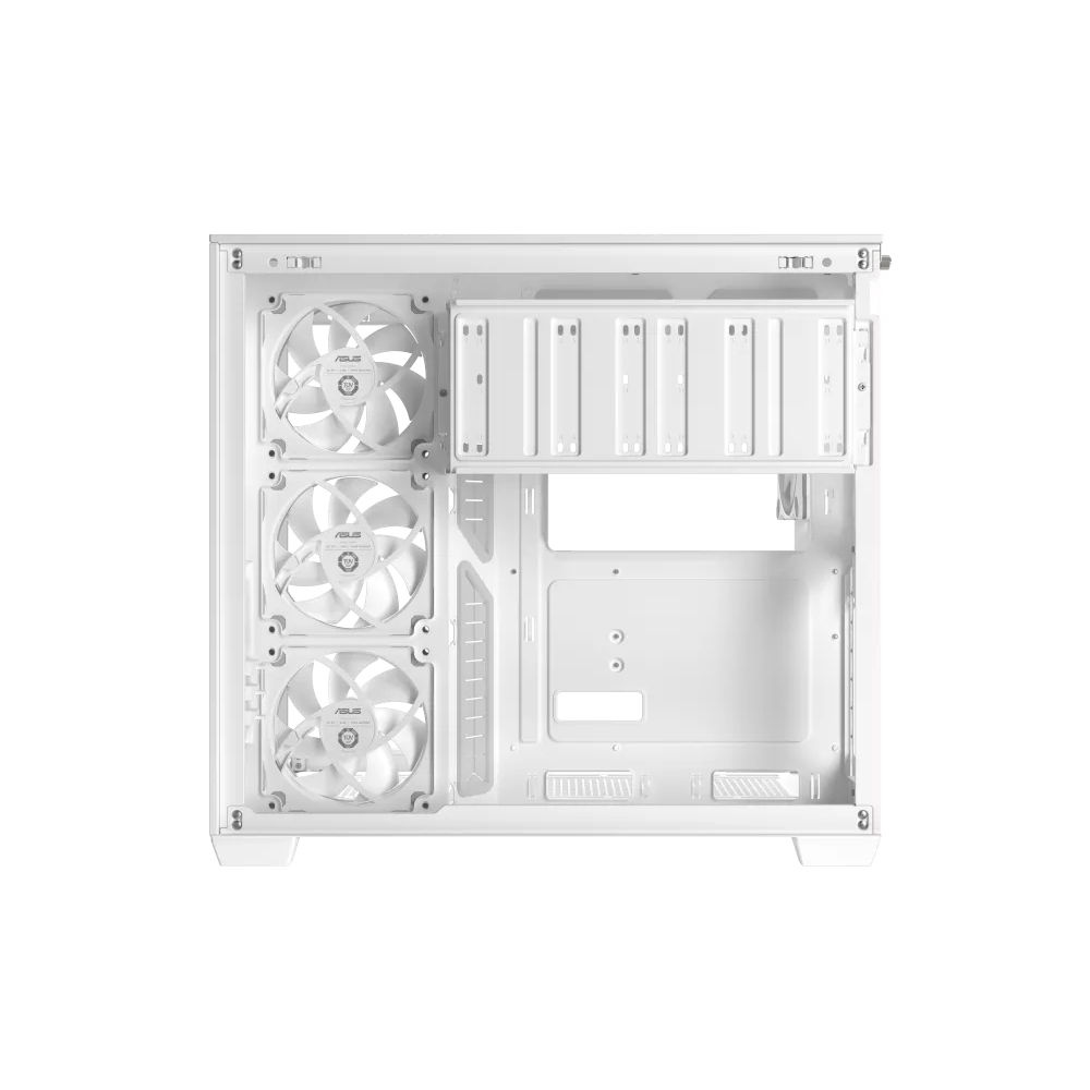 A large main feature product image of ASUS A32 PLUS ATX Case - White