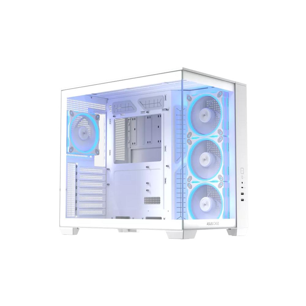 A large main feature product image of ASUS A32 PLUS ATX Case - White