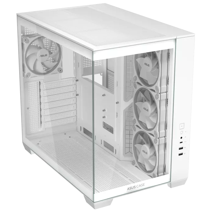 A large main feature product image of ASUS A32 PLUS ATX Case - White