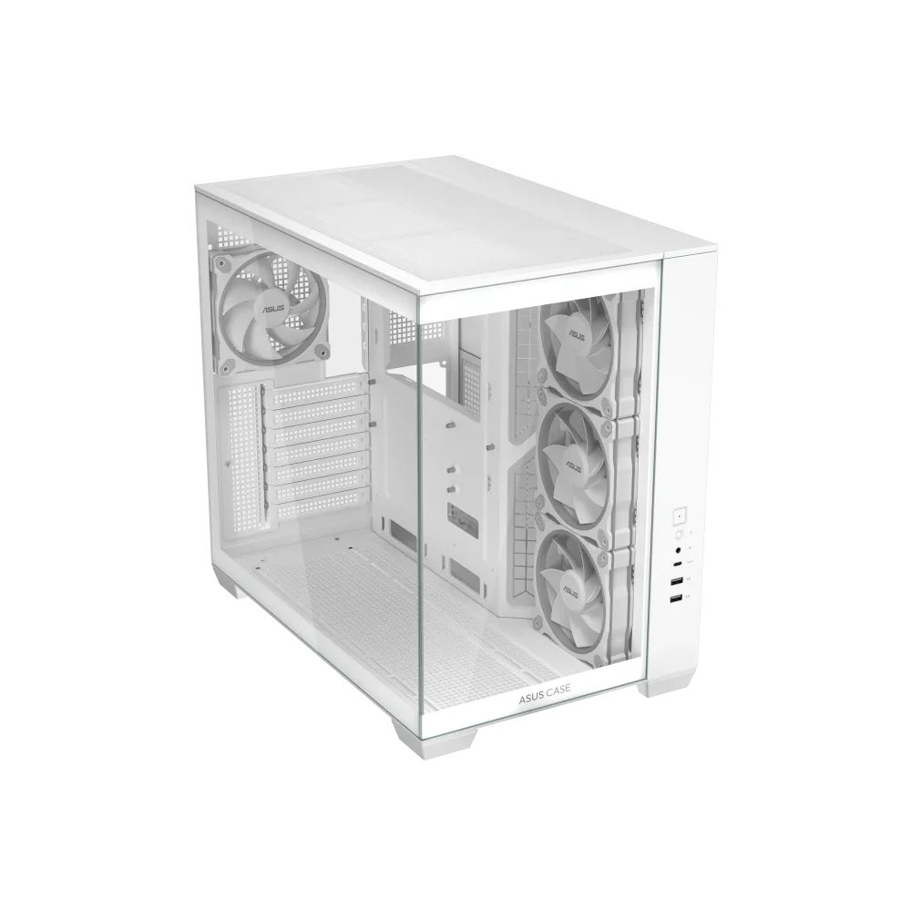 A large main feature product image of ASUS A32 PLUS ATX Case - White