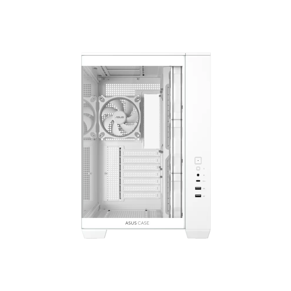 A large main feature product image of ASUS A32 PLUS ATX Case - White