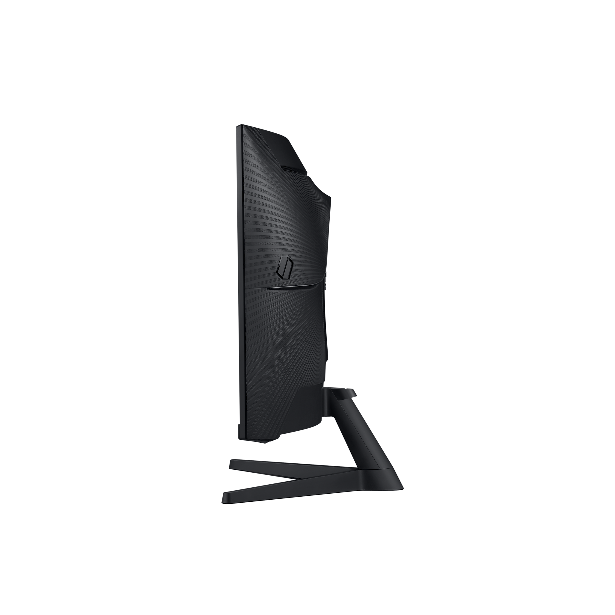 A large main feature product image of EX-DEMO Samsung Odyssey G55C - 32" Curved 1440p 165Hz VA Gaming Monitor