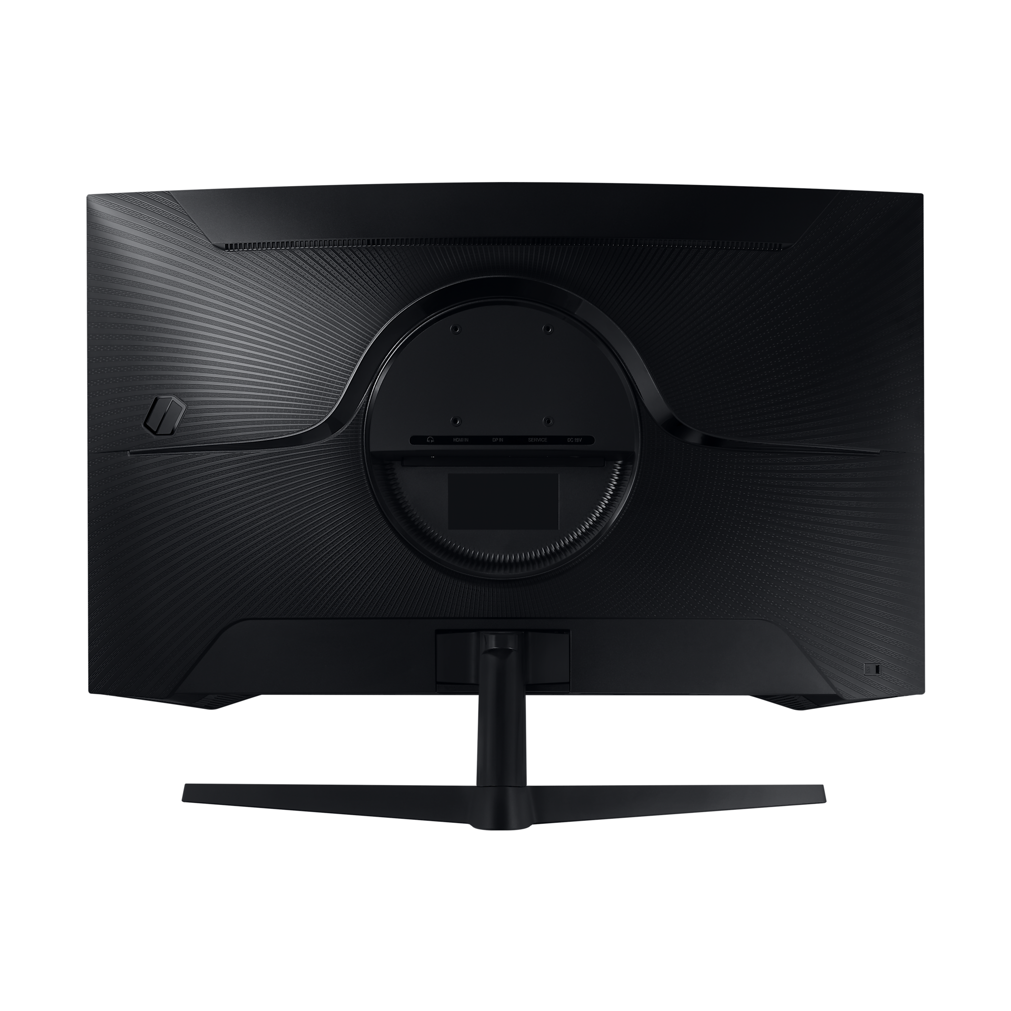 A large main feature product image of EX-DEMO Samsung Odyssey G55C - 32" Curved 1440p 165Hz VA Gaming Monitor