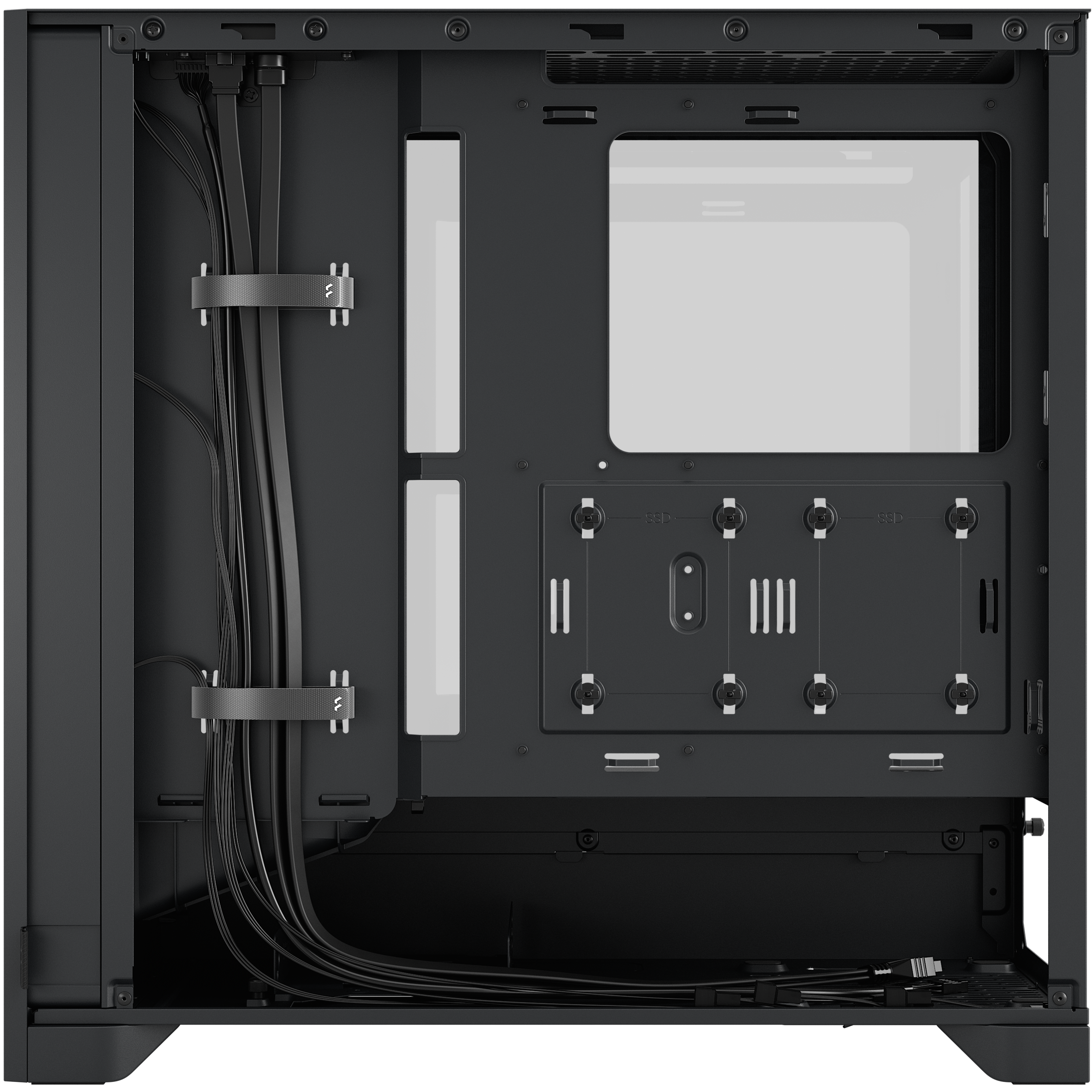 A large main feature product image of Fractal Design Pop 2 Air TG Mid Tower Case (Black)