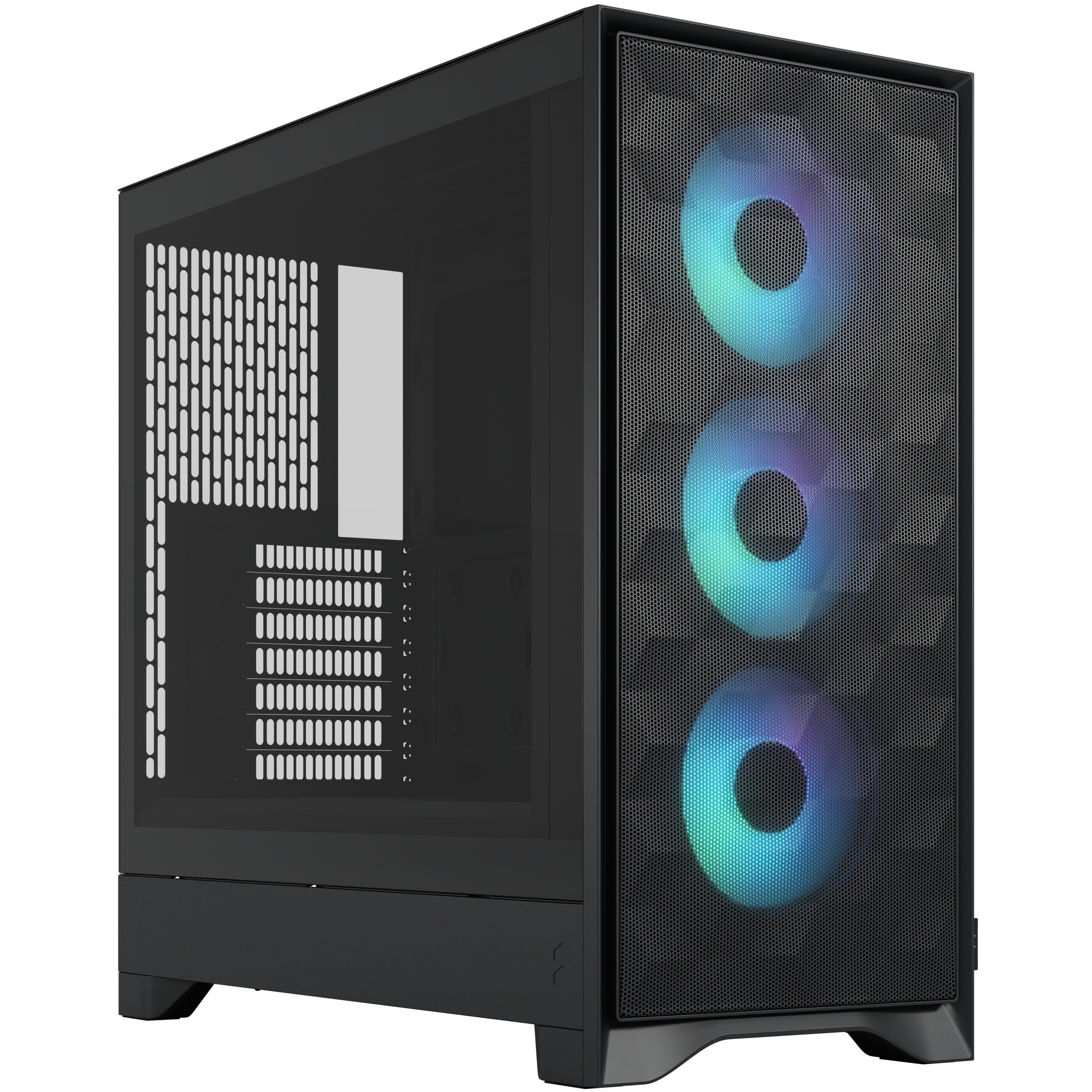 A large main feature product image of Fractal Design Pop 2 Air TG RGB Mid Tower Case (Black)