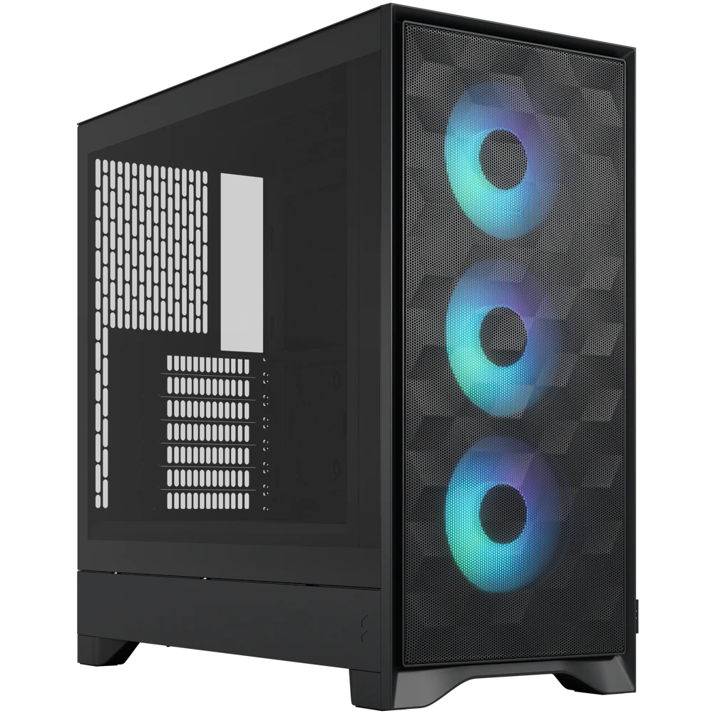 A large main feature product image of Fractal Design Pop 2 Air TG RGB Mid Tower Case (Black)
