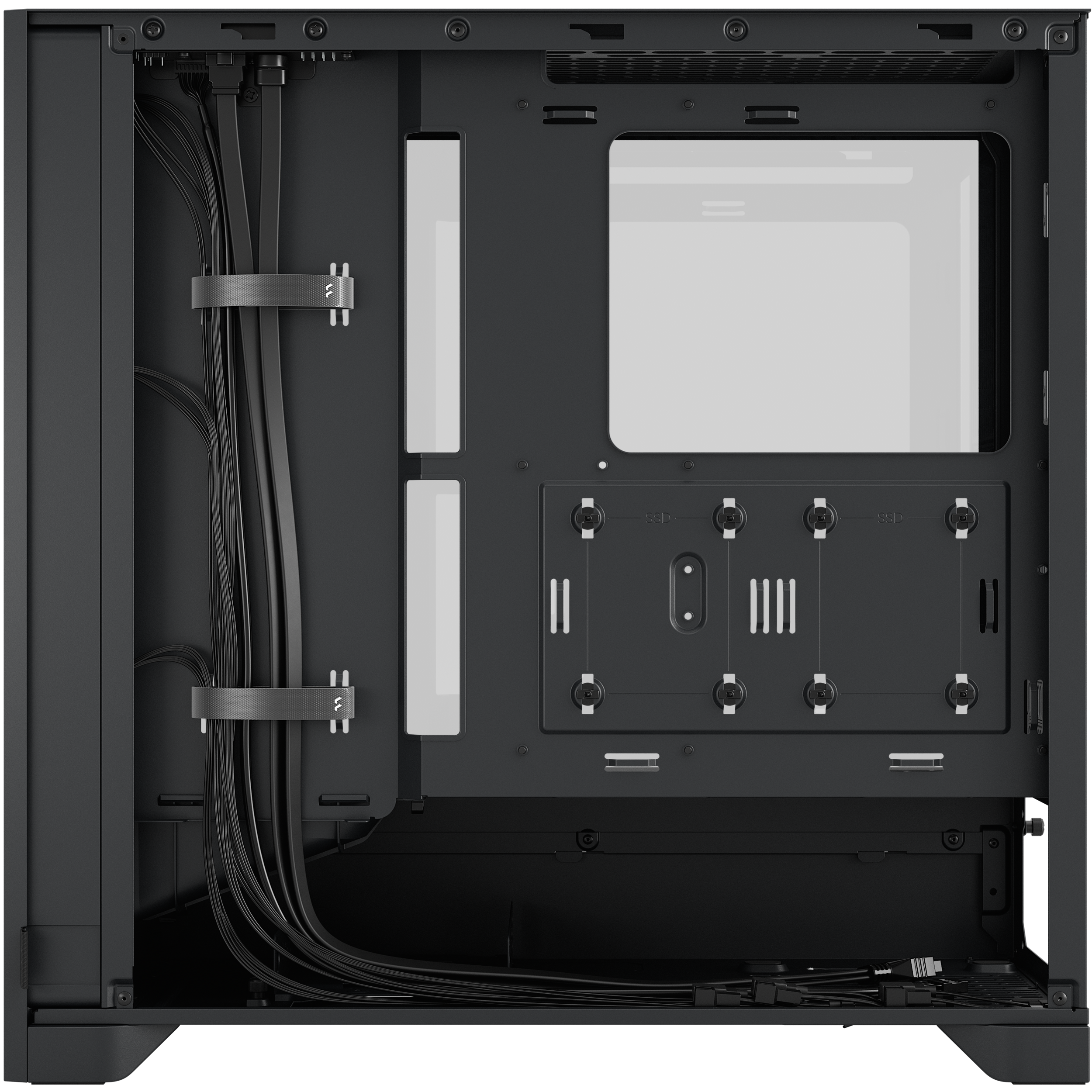 A large main feature product image of Fractal Design Pop 2 Air TG RGB Mid Tower Case (Black)