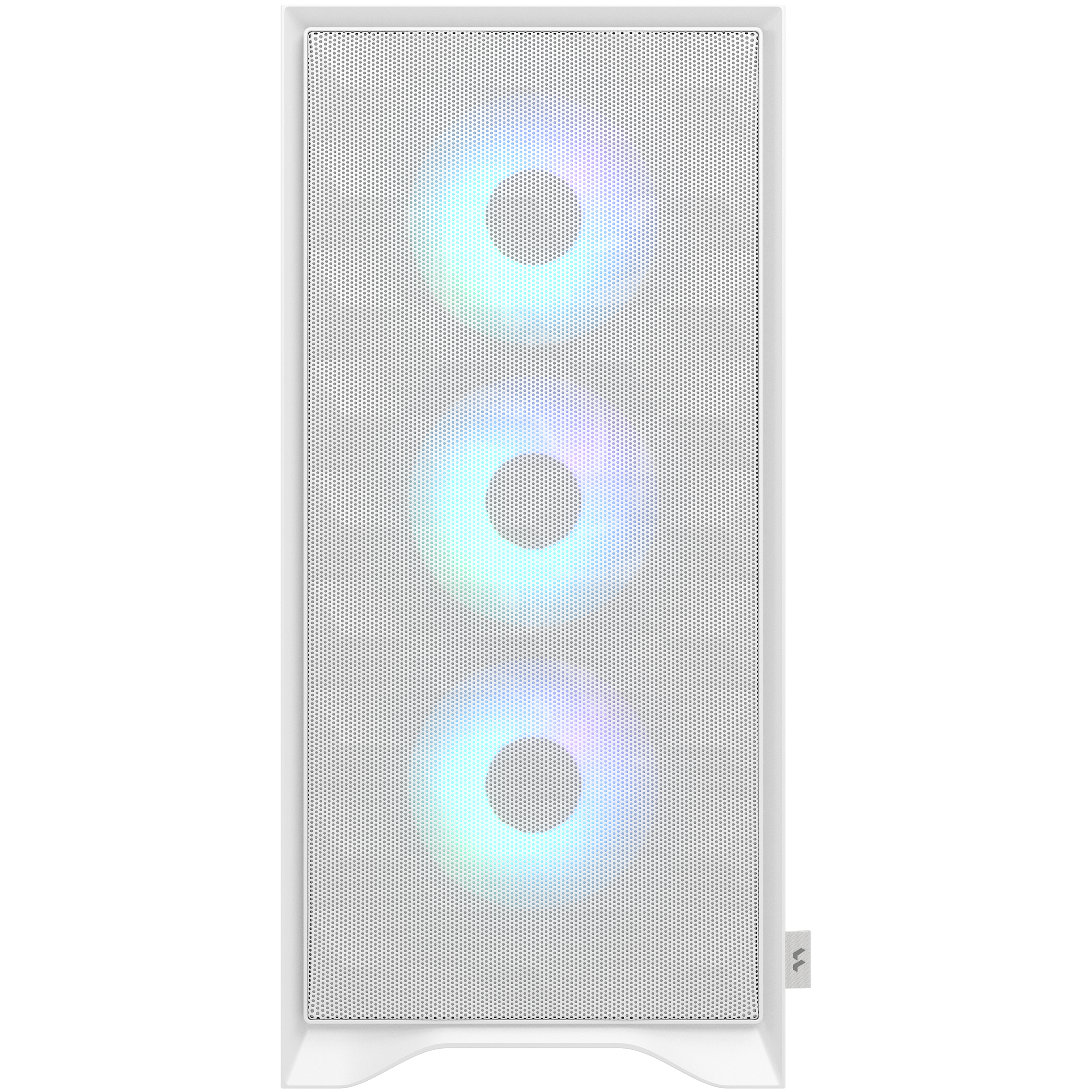 A large main feature product image of Fractal Design Pop 2 Air TG RGB Mid Tower Case (White)