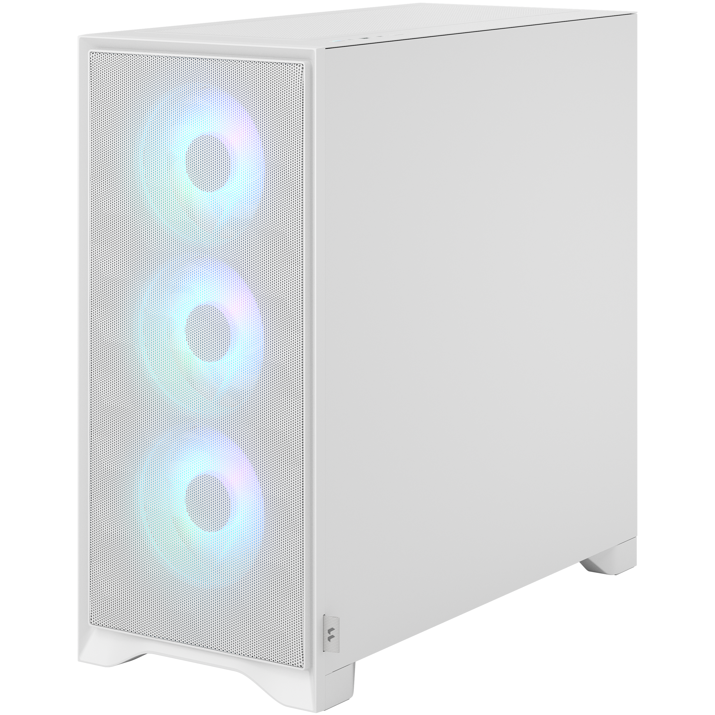 A large main feature product image of Fractal Design Pop 2 Air TG RGB Mid Tower Case (White)