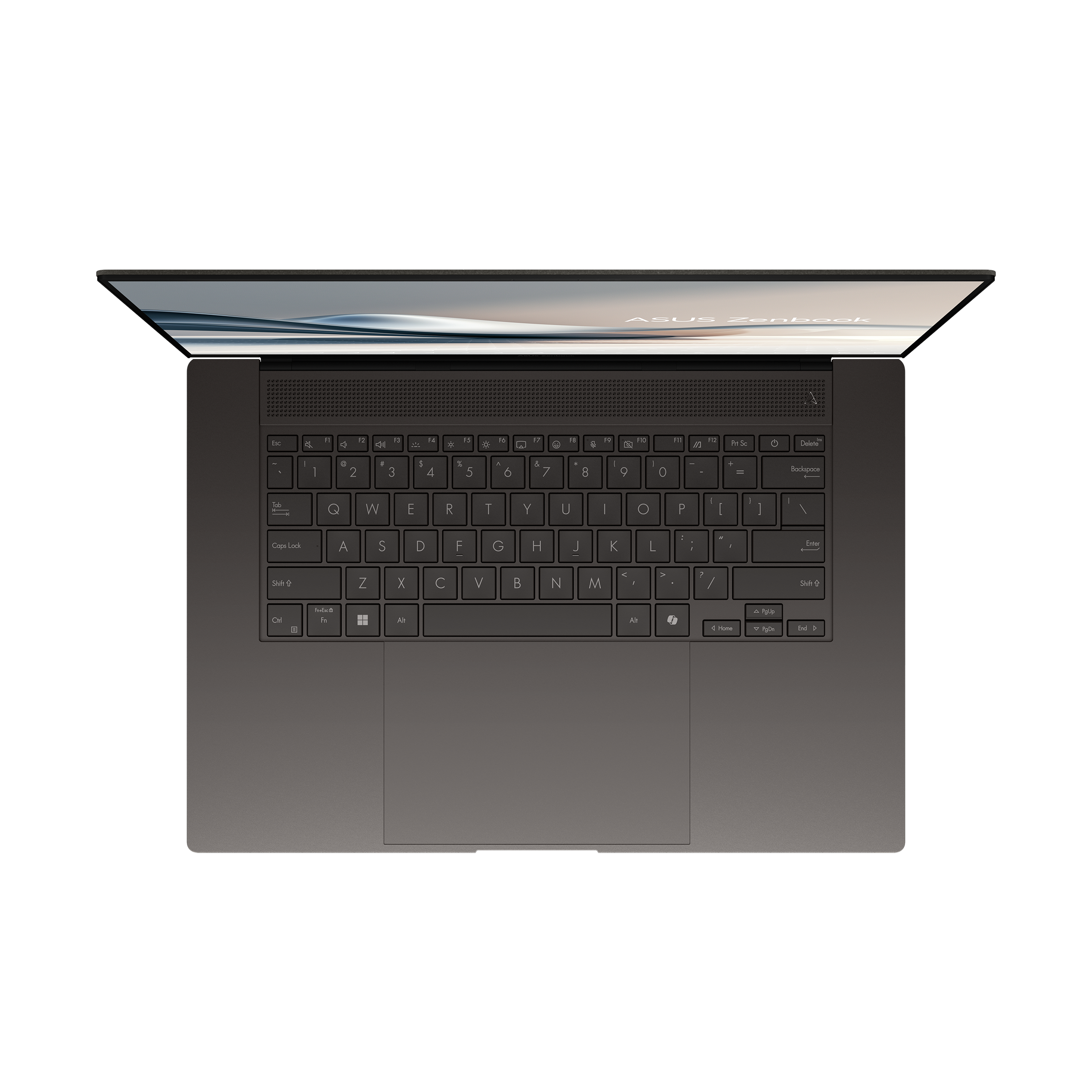 A large main feature product image of EX-DEMO ASUS Zenbook S 16 (UM5606) - 16" OLED, Ryzen AI 7 350, 16GB/1TB - Win 11 Pro Copilot+ AI Notebook