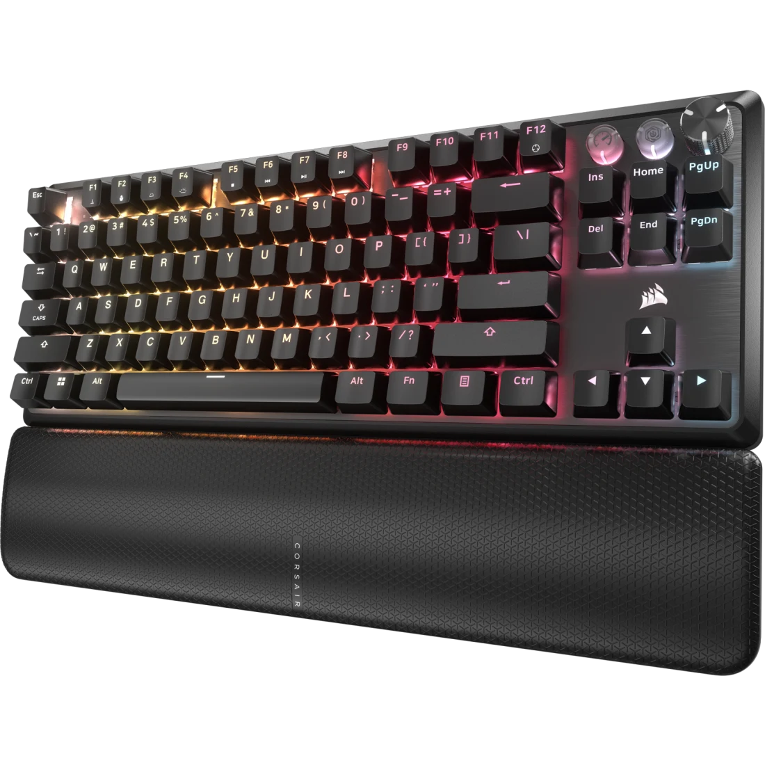A large main feature product image of EX-DEMO Corsair K70 PRO TKL High-Performance Hall Effect Gaming Keyboard - Black (MGX V2 Switch)